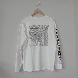 Zara National Geographic White Long Sleeve